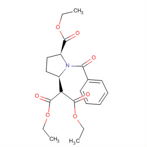 Propanedioic acid,[(2R,5S)-1-benzoyl-5-(ethoxycarbonyl)-2-pyrrolidinyl]-, diethyl ester