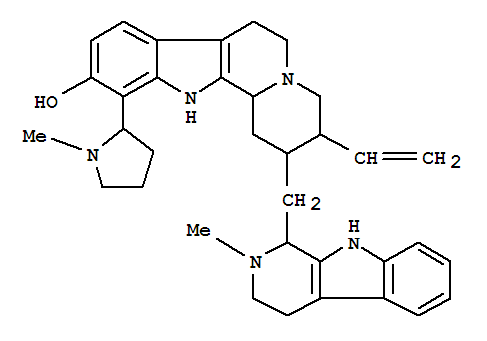 (2S,3R,12bS)-3-ethenyl-11-(1-methylpyrrolidin-2-yl)-2-{[(1S)-2-methyl-2,3,4,9-tetrahydro-1H-beta-carbolin-1-yl]methyl}-1,2,3,4,6,7,12,12b-octahydroindolo[2,3-a]quinolizin-10-ol