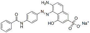 sodium 6-amino-5-[[4-(benzoylamino)phenyl]azo]-4-hydroxynaphthalene-2-sulphonate