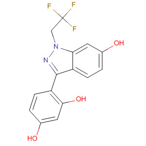 1,3-Benzenediol, 4-[6-hydroxy-1-(2,2,2-trifluoroethyl)-1H-indazol-3-yl]-