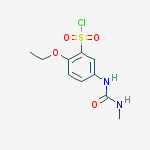 2-ETHOXY-5-(3-METHYL-UREIDO)-BENZENESULFONYL CHLORIDE