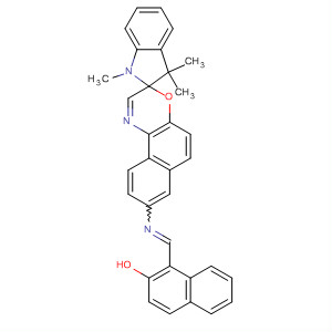 2-Naphthalenol,1-[[(1,3-dihydro-1,3,3-trimethylspiro[2H-indole-2,3'-[3H]naphth[2,1-b][1,4]oxazin]-8'-yl)imino]methyl]-