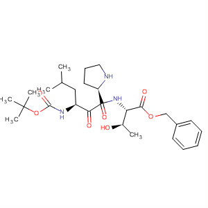 L-Threonine, N-[1-[N-[(1,1-dimethylethoxy)carbonyl]-L-leucyl]-L-prolyl]-,phenylmethyl ester