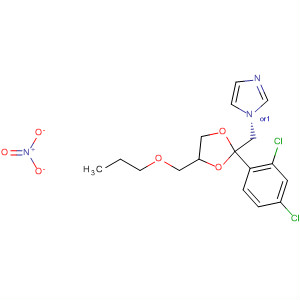 1H-Imidazole,1-[[2-(2,4-dichlorophenyl)-4-(propoxymethyl)-1,3-dioxolan-2-yl]methyl]-,cis-, mononitrate
