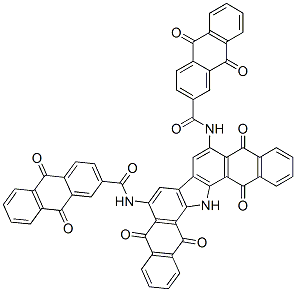 N,N-(10,15,16,17-tetrahydro-5,10,15,17-tetraoxo-5H-dinaphtho[2,3-a:2,3-i]carbazole-6,9-diyl)bis[9,10-dihydro-9,10-dioxoanthracene-2-carboxamide]