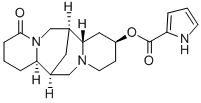 1H-Pyrrole-2-carboxylic acid= (2S)-1,3,4,7,7aα,8,9,10,11,13,14,14aβ-dodecahydro-11-oxo-7α,14α-methano-2H,6H-dipyrido[1,2-a:1,2-e][1,5]diazocin-2β-yl ester