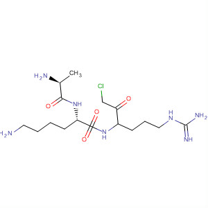 L-Lysinamide,L-alanyl-N-[4-[(aminoiminomethyl)amino]-1-(chloroacetyl)butyl]-, (S)-