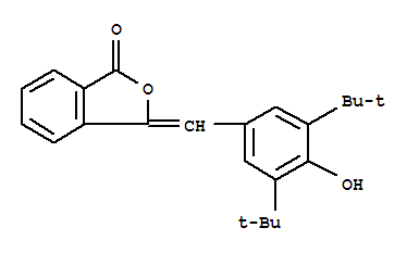 (3E)-3-[(3,5-di-tert-butyl-4-hydroxyphenyl)methylidene]-2-benzofuran-1(3H)-one