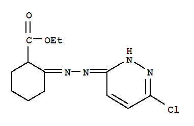 ethyl (2E)-2-[2-(6-chloropyridazin-3-yl)hydrazinylidene]cyclohexanecarboxylate