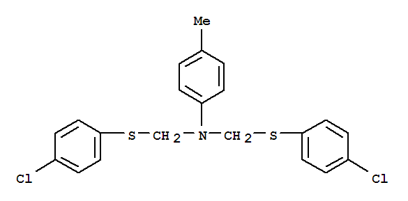 N,N-bis{[(4-chlorophenyl)sulfanyl]methyl}-4-methylaniline