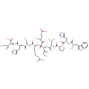L-Isoleucine,L-tryptophyl-L-histidyl-L-prolyl-L-threonyl-L-a-glutamyl-L-isoleucyl-L-arginyl-L-cysteinyl-L-histidyl-