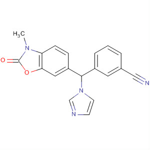 Benzonitrile,3-[(2,3-dihydro-3-methyl-2-oxo-6-benzoxazolyl)-1H-imidazol-1-ylmethyl]-