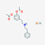 4-(2-(PHENETHYLAMINO)ETHYL)PYROCATECHOL DIACETATE HBR