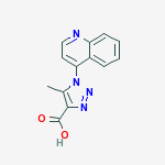 5-METHYL-1-(4-QUINOLINYL)-1H-1,2,3-TRIAZOLE-4-CARBOXYLIC ACID