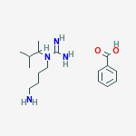 1-(4-aminobutyl)-1-(3-methylbutan-2-yl)guanidine benzoate (1:1)