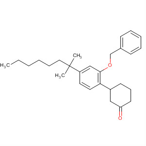 Cyclohexanone, 3-[4-(1,1-dimethylheptyl)-2-(phenylmethoxy)phenyl]-