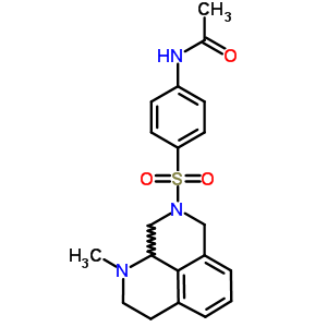 N-{4-[(1-methyl-2,3,9,9a-tetrahydro-1H-benzo[de][1,7]naphthyridin-8(7H)-yl)sulfonyl]phenyl}acetamide