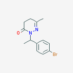 2-(1-(4-Bromophenyl)ethyl)-6-methyl-4,5-dihydropyridazin-3(2H)-one