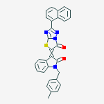 1-(4-methylbenzyl)-3-(2-naphthalen-1-yl-6-oxo[1,3]thiazolo[3,2-b][1,2,4]triazol-5(6H)-ylidene)-1,3-dihydro-2H-indol-2-one