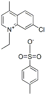 7-chloro-1-ethyl-4-methylquinolinium toluene-p-sulphonate