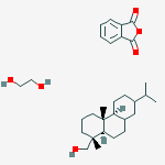 1,3-Isobenzofurandione, polymer with 1,2-ethanediol, [tetradecahydro-1,4a-dimethyl- 7-(1-methylethyl)-1-phenanthrenyl]methyl ester
