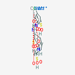Cuprate(3-), (5-amino-3-((3-chloro-2-(hydroxy-kappaO)-5-sulfophenyl)azo-kappaN1)-4-(hydroxy-kappaO)-2,7-naphthalenedisulfonato(5-))-, trisodium