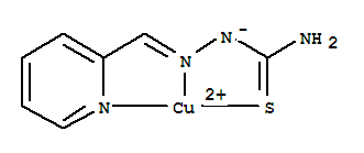 2-formylpyridine thiosemicarbazonato copper(II)