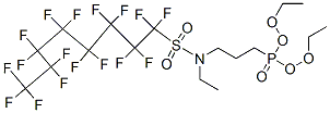 N-(3-diethoxyphosphorylpropyl)-N-ethyl-1,1,2,2,3,3,4,4,5,5,6,6,7,7,8,8,8-heptadecafluoro-octane-1-sulfonamide