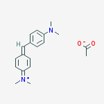 METHANAMINIUM,N-[4-[[4-(DIMETHYLAMINO)PHENYL]METHYLENE]-2,5-CYCLOHEXADIEN-1-YLIDENE]-N-METHYL-,ACETATE