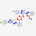 sodium bis[2-[[1-(3-chlorophenyl)-4,5-dihydro-3-methyl-5-oxo-1H-pyrazol-4-yl]azo]benzoato(2-)]chromate(1-)