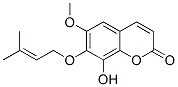 6-Methoxy-7-(3-methyl-2-butenyloxy)-8-hydroxy-2H-1-benzopyran-2-one