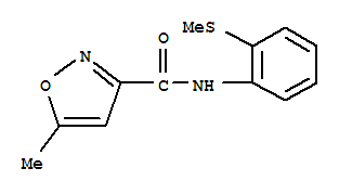 3-Isoxazolecarboxamide,5-methyl-N-[2-(methylthio)phenyl]-