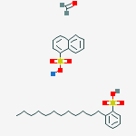 Naphthalenesulfonic acid, polymer with dodecylbenzenesulfonic acid and formaldehyde, sodium salt