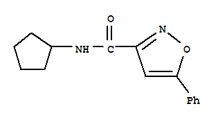 3-Isoxazolecarboxamide,N-cyclopentyl-5-phenyl-