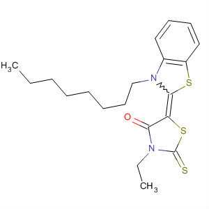 4-Thiazolidinone,3-ethyl-5-(3-octyl-2(3H)-benzothiazolylidene)-2-thioxo-