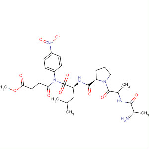 L-Leucinamide,N-(4-methoxy-1,4-dioxobutyl)-L-alanyl-L-alanyl-L-prolyl-N-(4-nitrophenyl)-