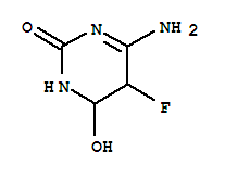2(1H)-Pyrimidinone,4-amino-5-fluoro-5,6-dihydro-6-hydroxy-