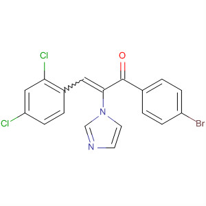 2-Propen-1-one,1-(4-bromophenyl)-3-(2,4-dichlorophenyl)-2-(1H-imidazol-1-yl)-