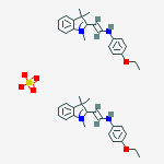 3H-INDOLIUM,2-[2-[(4-ETHOXYPHENYL)AMINO]VINYL]-1,3,3-TRIMETHYL-,SULFATE (2:1)