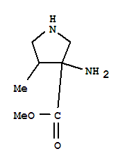 3-Pyrrolidinecarboxylicacid, 3-amino-4-methyl-, methyl ester