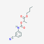 butyl 2-{[(3-cyanophenyl)carbamoyl]oxy}propanoate