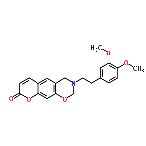 3-[2-(3,4-dimethoxyphenyl)ethyl]-3,4-dihydro-2H,8H-chromeno[6,7-e][1,3]oxazin-8-one