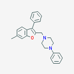 1-[(6-methyl-3-phenyl-1-benzofuran-2-yl)methyl]-4-phenylpiperazine