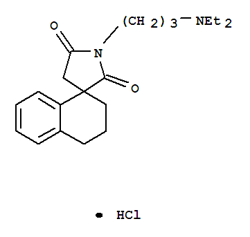Spiro(naphthalene-1(2H),3'-pyrrole)-2',5'-dione, 1',3,4,4'-tetrahydro-1'-(3-(diethylamino)propyl)-, monohydrochloride