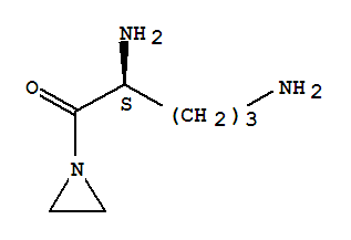 1-Pentanone,2,5-diamino-1-(1-aziridinyl)-, (2S)-