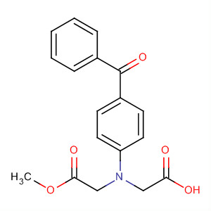 Glycine, N-(4-benzoylphenyl)-N-(carboxymethyl)-, 1-methyl ester