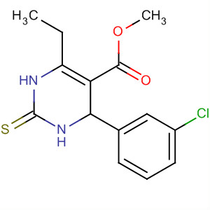 5-Pyrimidinecarboxylic acid,4-(3-chlorophenyl)-6-ethyl-1,2,3,4-tetrahydro-2-thioxo-, methyl ester