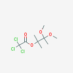 (3,3-dimethoxy-2-methylbutan-2-yl) 2,2,2-trichloroacetate