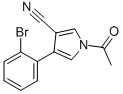 1-ACETYL-4-(2-BROMOPHENYL)-1H-PYRROLE-3-CARBONITRILE