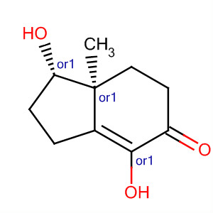5H-Inden-5-one, 1,2,3,6,7,7a-hexahydro-1,4-dihydroxy-7a-methyl-, cis-